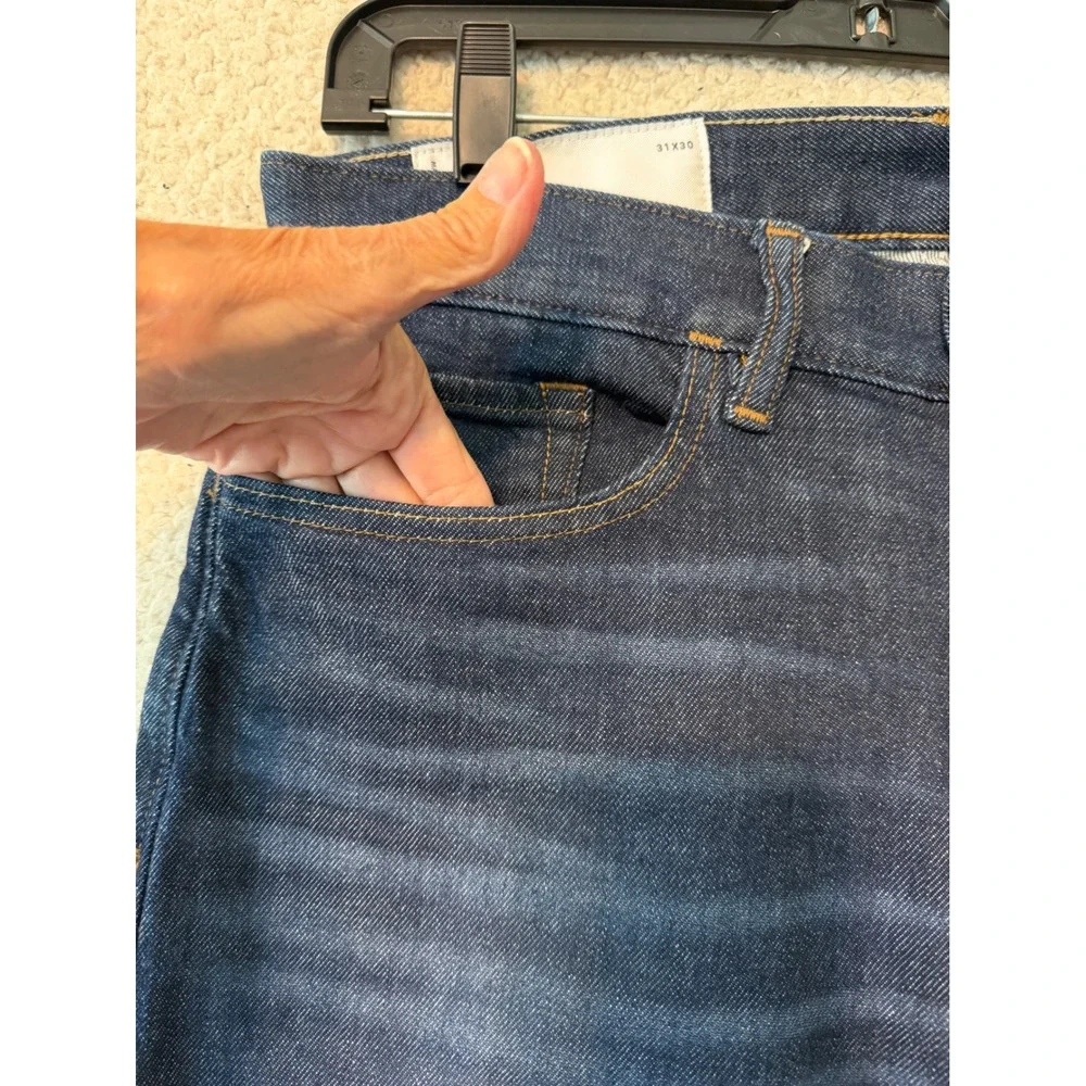 Banana Republic Straight Fit Mens 31x30 Dark Wash‎ Blue Denim Jeans